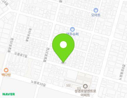 80 Obong-ro 7-gil, Buk-gu, Daegu, Republic of Korea Map
