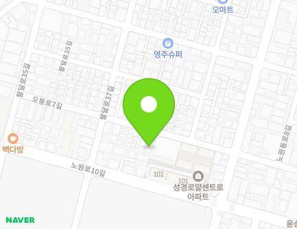 75 Obong-ro 7-gil, Buk-gu, Daegu, Republic of Korea Map