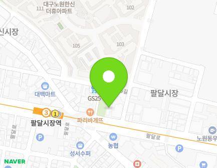 173-1 Paldal-ro, Buk-gu, Daegu, Republic of Korea Map