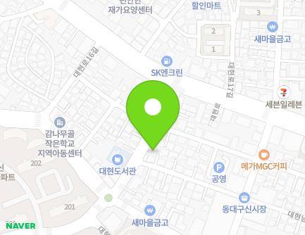 46-1 Daehyeonnam-ro, Buk-gu, Daegu, Republic of Korea Map