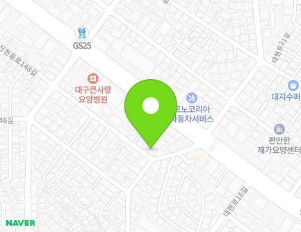 69 Sincheondong-ro 148-gil, Buk-gu, Daegu, Republic of Korea Map