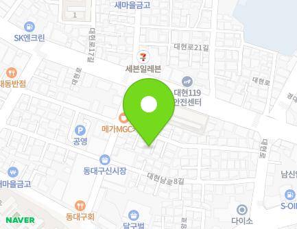 38 Daehyeonnam-ro 10-gil, Buk-gu, Daegu, Republic of Korea Map