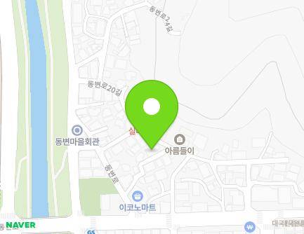 17-4 Dongbyeon-ro 20-gil, Buk-gu, Daegu, Republic of Korea Map