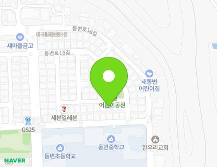 22-5 Dongbyeon-ro 16-gil, Buk-gu, Daegu, Republic of Korea Map