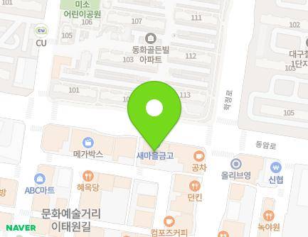 110 Dongam-ro, Buk-gu, Daegu, Republic of Korea Map