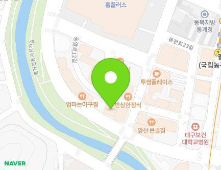 46 Dongcheon-ro 23-gil, Buk-gu, Daegu, Republic of Korea Map