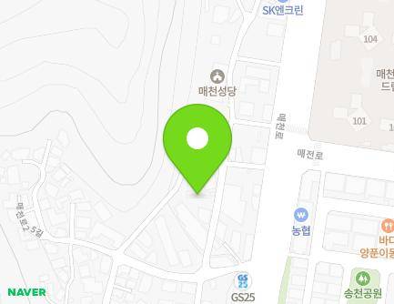 45 Maecheon-ro dong 17-gil, Buk-gu, Daegu, Republic of Korea Map