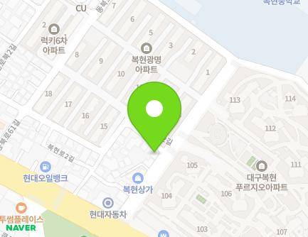 9 Dongbuk-ro 65-gil, Buk-gu, Daegu, Republic of Korea Map