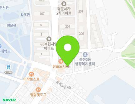 10-12 Bokhyeon-ro 8-gil, Buk-gu, Daegu, Republic of Korea Map