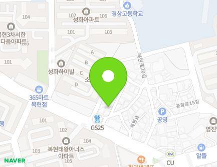 102-7 Bokhyeon-ro, Buk-gu, Daegu, Republic of Korea Map