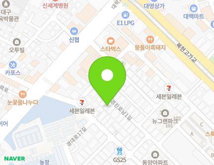 6 Gyeongjin-ro nam 1-gil, Buk-gu, Daegu, Republic of Korea Map