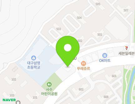 65 Naegok-ro, Buk-gu, Daegu, Republic of Korea Map