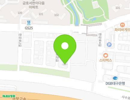27 Hangang-ro 2-gil, Buk-gu, Daegu, Republic of Korea Map