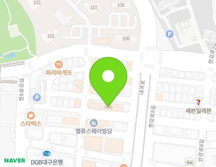 11-7 Hangang-ro 6-gil, Buk-gu, Daegu, Republic of Korea Map