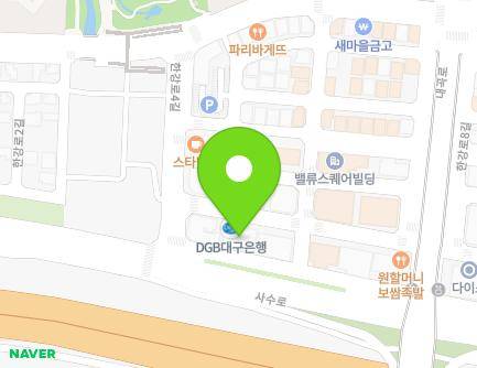 13-1 Hangang-ro 4-gil, Buk-gu, Daegu, Republic of Korea Map