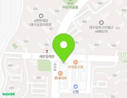 38 Naegok-ro, Buk-gu, Daegu, Republic of Korea Map