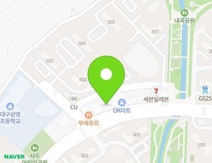 75 Naegok-ro, Buk-gu, Daegu, Republic of Korea Map