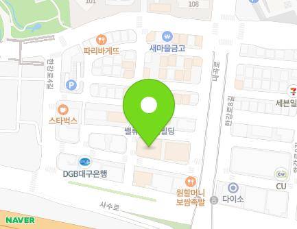 15 Hangang-ro 6-gil, Buk-gu, Daegu, Republic of Korea Map