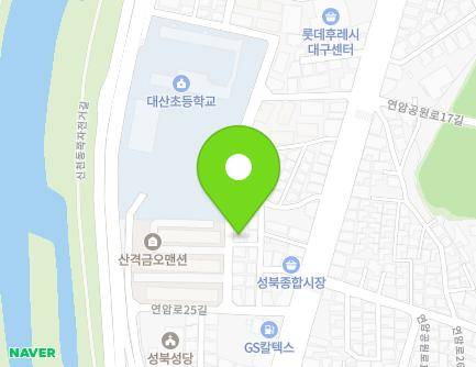 12-1 Yeonam-ro 25-gil, Buk-gu, Daegu, Republic of Korea Map
