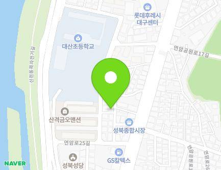 2-13 Yeonam-ro 25-gil, Buk-gu, Daegu, Republic of Korea Map