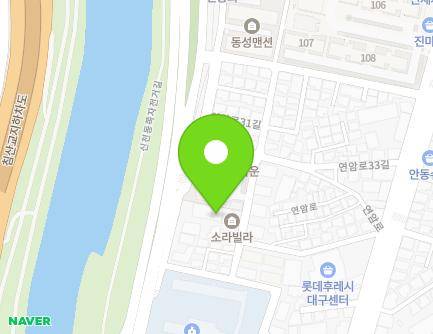 42-15 Yeonam-ro 25-gil, Buk-gu, Daegu, Republic of Korea Map