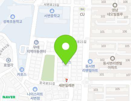 26-9 Hoguk-ro 51-gil, Buk-gu, Daegu, Republic of Korea Map