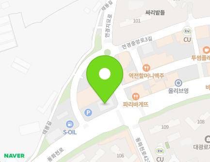 215 Donghwacheon-ro, Buk-gu, Daegu, Republic of Korea Map