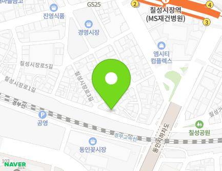 32 Chilseongsijang-ro 1-gil, Buk-gu, Daegu, Republic of Korea Map