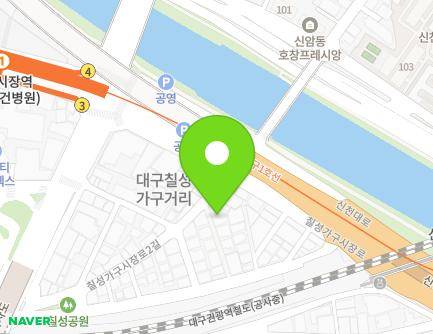 7 Chilseonggagusijang-ro 2-gil, Buk-gu, Daegu, Republic of Korea Map