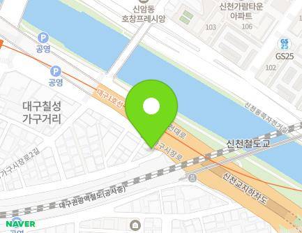 24-1 Chilseonggagusijang-ro, Buk-gu, Daegu, Republic of Korea Map