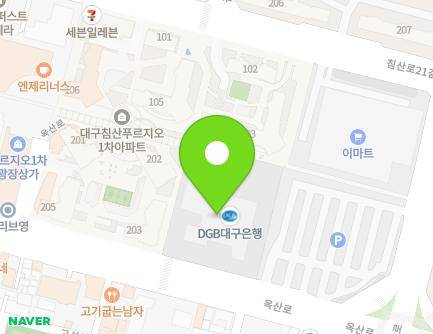 111 Oksan-ro, Buk-gu, Daegu, Republic of Korea Map