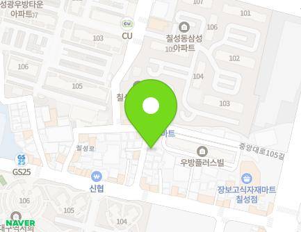 37-16 Chilseong-ro, Buk-gu, Daegu, Republic of Korea Map