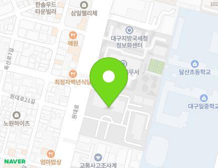 110 Wondae-ro, Buk-gu, Daegu, Republic of Korea Map