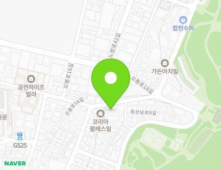 38-1 Obong-ro 16-gil, Buk-gu, Daegu, Republic of Korea Map