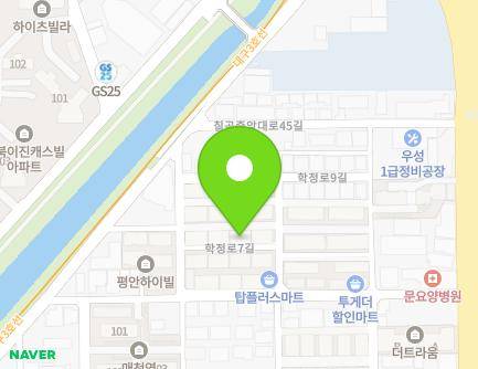 23-3 Hakjeong-ro 7-gil, Buk-gu, Daegu, Republic of Korea Map
