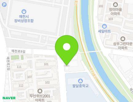 19-26 Maecheon-ro 2-gil, Buk-gu, Daegu, Republic of Korea Map