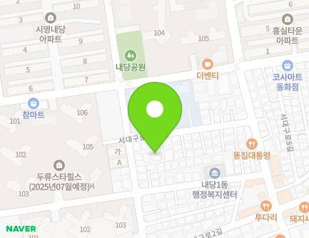 20 Seodaegu-ro 6-gil, Seo-gu, Daegu, Republic of Korea Map