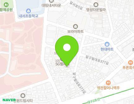 11-2 Dalgubeol-daero 373-gil, Seo-gu, Daegu, Republic of Korea Map