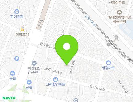 12-4 Bukbisan-ro 71-gil, Seo-gu, Daegu, Republic of Korea Map