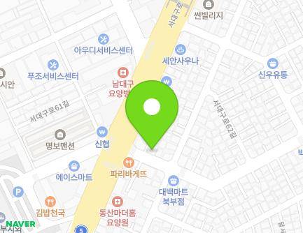 3 Seodaegu-ro 62-gil, Seo-gu, Daegu, Republic of Korea Map