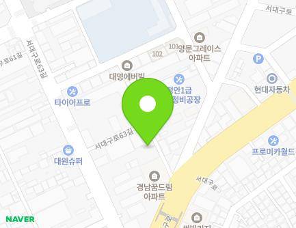329-1 Seodaegu-ro, Seo-gu, Daegu, Republic of Korea Map