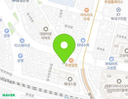25-10 Wondae-ro, Seo-gu, Daegu, Republic of Korea Map