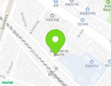 16 Dalseocheon-ro 76-gil, Seo-gu, Daegu, Republic of Korea Map