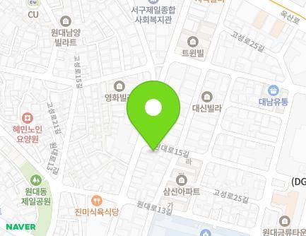21-1 Wondae-ro 15-gil, Seo-gu, Daegu, Republic of Korea Map