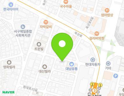 11-1 Wondae-ro 17-gil, Seo-gu, Daegu, Republic of Korea Map