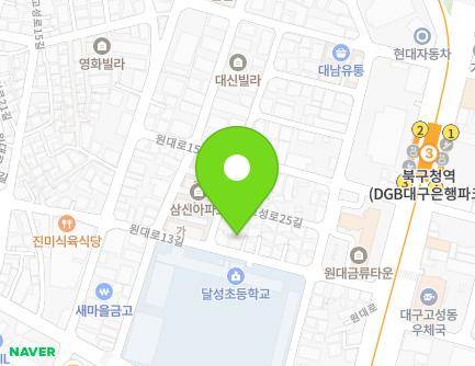 14-1 Wondae-ro 13-gil, Seo-gu, Daegu, Republic of Korea Map