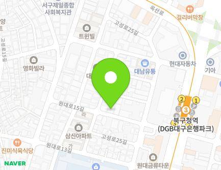 14 Wondae-ro 15-gil, Seo-gu, Daegu, Republic of Korea Map