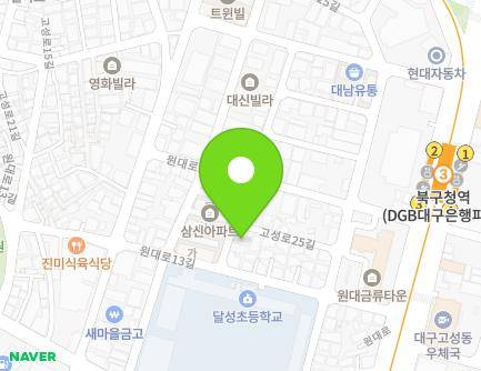 17-17 Goseong-ro 25-gil, Seo-gu, Daegu, Republic of Korea Map