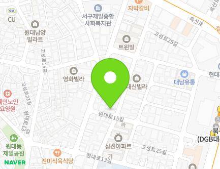 20 Wondae-ro 15-gil, Seo-gu, Daegu, Republic of Korea Map