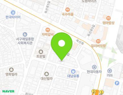 14 Wondae-ro 17-gil, Seo-gu, Daegu, Republic of Korea Map